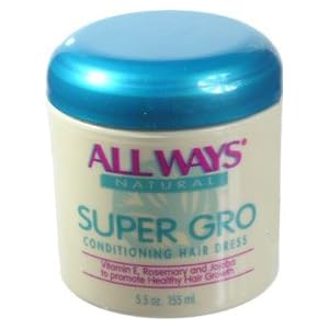 ALL WAYS Natural Super Gro Conditioning Hair Dress to Promote Healthy Hair and Growth 5.5oz 155ml by All Ways