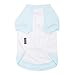 Blueberry Pet Chill Summer California Cotton Dog Shirt in Aquamarine , Back Length 16