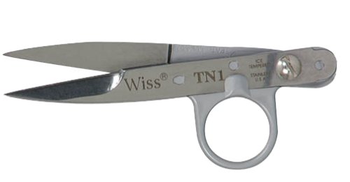 Wiss TN1 4 1/2 Stainless Steel Industrial Thread Nipper, Sharp Points