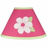 Pink and Green Flower Collection Lamp Shade by JoJo Designs