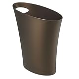 UPC 028295270861 product image for Umbra Skinny Polypropylene Waste Can, Bronze | upcitemdb.com