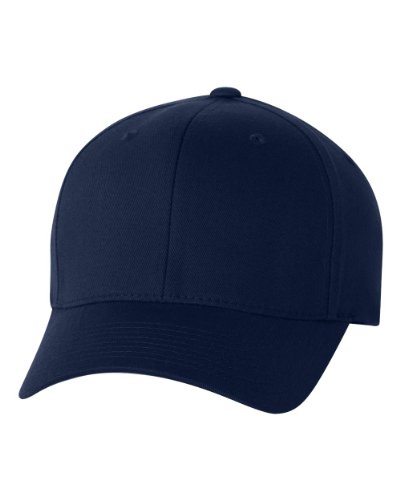 Flexfit Structured Twill Cap, Navy, X-Large / XX-Large