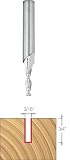 Freud 75-101 3/16 x 3/4-Inch Up Spiral Router Bit (1/4-Inch Shank)