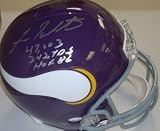 Fran Tarkenton Minnesota Vikings Replica Helmet 3 Stat