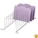 Fellowes 73014 Desktop/Drawer Wire Organizer Rack, 9 Sections, Silver