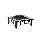 Fire Sense Mission Style Square Fire Pit