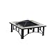 Fire Sense Mission Style Square Fire Pit