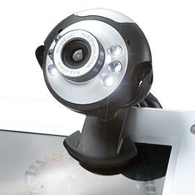 USB Webcam 20MP 6 LED 20 MegaPixel Web Cam, Built-in Microphone Mic for Laptop PC Vista windows 7 Windows & Mac - Skype, MSN, Yahoo, iChat