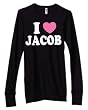 I Heart (Love) Jacob Juniors Longer Length Black Thermal