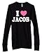 I Heart (Love) Jacob Juniors Longer Length Black Thermal