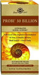 Solgar - Probi 30 Billion 30 Vegetable Capsules Solgar - Probi 30 Billion 30 Vegetable Capsules