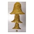 50" Huge Gold Folding Tinsel Bells Commercial Christmas Decoration