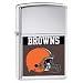 Sporting Goods : Cleveland Browns NFL Brushed Chrome Lighter by Zippo