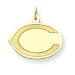 14K Chicago Bears Large C Charm