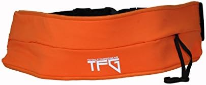 Running Belt Waist Pack fits iPhone 6s/6s Plus Perfect for Fitness, Sports, Walking, and Running with Adjustable Strap - by Total Fitness Gear X Series (Orange)