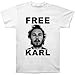 WORKAHOLICS -- FREE KARL -- MENS TEE