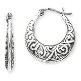 Sterling Silver Antiqued Earrings
