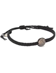 Tai Single Smoky Crystal on Cord Bracelet