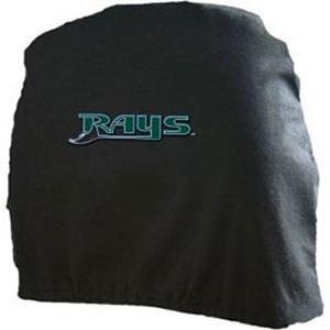 Tampa Bay Rays Car Seat Headrest Covers-Set of 2, Throwback Logo Version