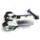 High Quality Kennel T Clamp - End Rail Clamp - Tee Clamp - 1-3/8"x1-3/8" Galvanized Steel with Nut and Carriage Bolt for Pet Kennel Repair or Construction