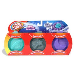 Childrens Toyshop  Toys : Moon Sand: Glitter Sand 3-Pack