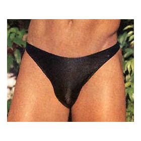 Men' Nylon Lycra Brazil Style Bottom Cut Swim Brief