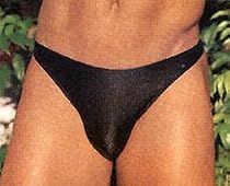Men' Nylon Lycra Brazil Style Bottom Cut Swim Brief