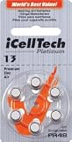 iCellTech Size 13 Hearing Aid Batteries (60 batteries)