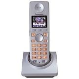 Panasonic Mobilteil KX-TGA810EXS/ 8120/ 8122 inkl.Ladeschale KX-TG8120 silber