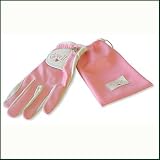 Gloveit Junior Pink Clear Dot Left Hand