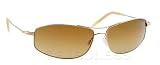 Oliver Peoples 'Nitro' Wrap Sunglasses Gold Amber Photochromic