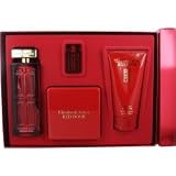 RED DOOR by Elizabeth Arden Gift Set for WOMEN: EDT SPRAY 3.3 OZ & BODY CREAM 5 OZ & BODY POWDER 2.6 OZ & PARFUM.16 OZ MINI (LIMITED EDITION)