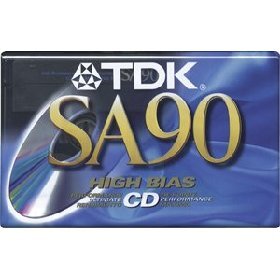 TDK SA 90 minute Super High Resolution Type II Audio Cassette Tape