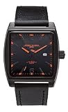 Jorg Gray Leather Black Dial Men's watch #JG5200-18