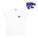 Kansas State Wildcats NCAA Classic Pique Polo Shirt for Women (White)