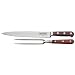 LamsonSharp 2-pc. Carving Set- Wood Handle/ Silvertone Accents