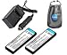 ValuePack (2 Count): Digital Replacement Battery PLUS Mini Battery Travel Charger for Specific Digital Camera and Camcorder Models / Compatible with KODAK 1236199, 4E6420, DCS Pro 14n, DCS Pro SLR/c, DCS Pro SLR/n Charges with Intelligent Charge Technology - Includes Car Adapter, TWO Batteries and ONE Leatherette Camera / Lens Accessories Pouch