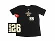 Deuce McAllister New Orleans Saints NFL Youth Black Name and Number T-Shirt