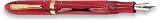 Conklin Nozac Scarlet Red Stripe Fine Point Fountain Pen - NG03-1
