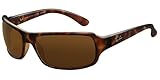 Ray-Ban 4075P Rectangular Wrap Sunglasses,Tortoise Frame/Brown Lens,61 mm