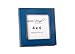 Rustic and Refined Design 4x4 Solid Wood Made in USA Picture Frame with 1 Inch Border (Gallery Collection) - Colonial Blue