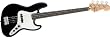 Fender&reg; Standard Jazz Bass&reg; (J-Bass) 4-String Fretless Bass Guitar - Black, Rosewood Fretboard