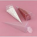 Clear Favor Cones - 12 Count