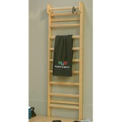 SOLIDE KLETTERWAND SPROSSENWAND 225x70cm MASSIVHOLZ NEU