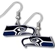 Seattle Seahawks Dangling Earrings - NFL Football Fan Shop Sports Team Merchandise
