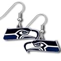 Seattle Seahawks Dangling Earrings - NFL Football Fan Shop Sports Team Merchandise