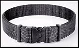 Uncle Mikes Law Enforcement Deluxe Duty Belt Black Nylon Web Medium - Uncle Mikes 8801-1