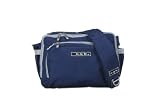 Be Tween Messenger Diaper Bag in Navy Berry