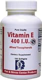 Vitamin E 400 IU 100 Softgels