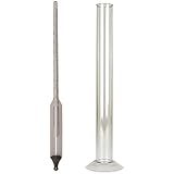 Home Brew Ohio Triple Scale Hydrometer and Test Jar Combo
